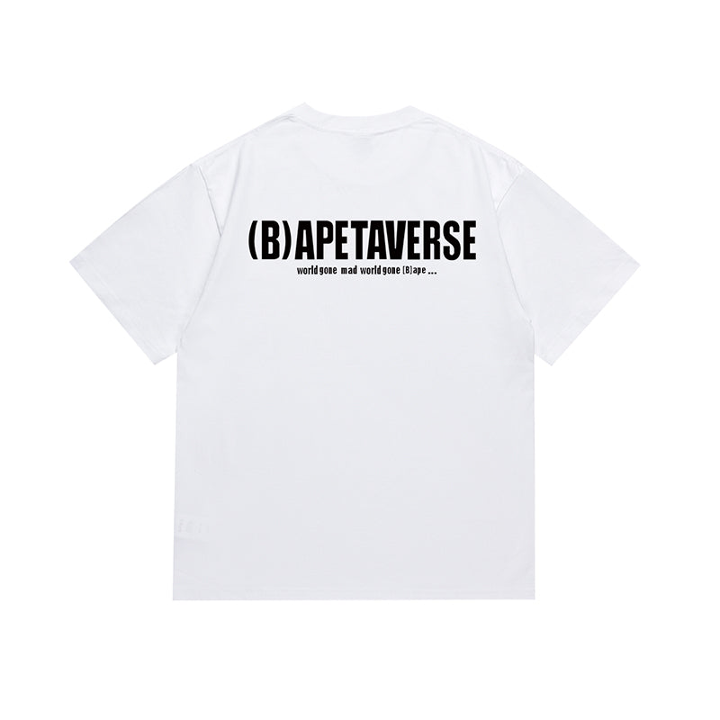 Bathing Shark and ape head print T Shirt NextBlock