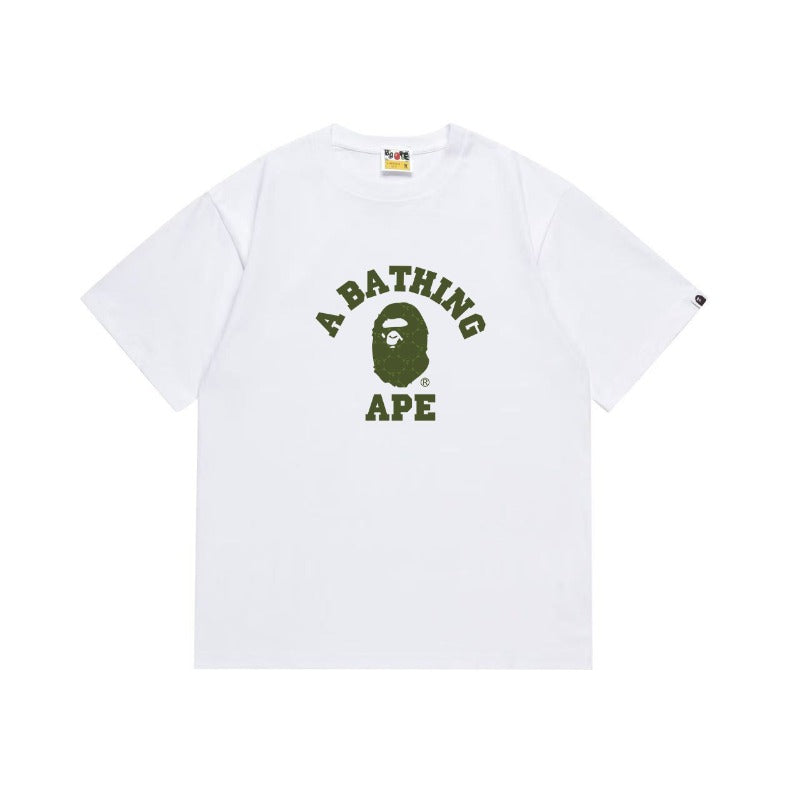 Bathing Shark and ape head print T Shirts NextBlock