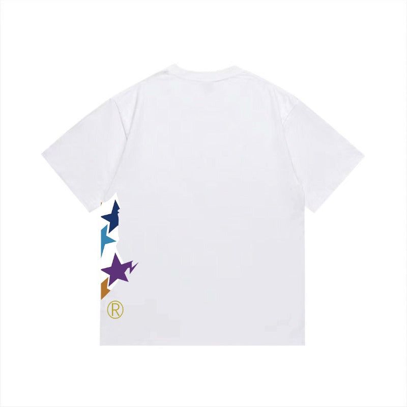 Bathing Shark and ape head print T Shirts NextBlock