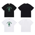Bathing Shark and ape head print T-Shirt NextBlock