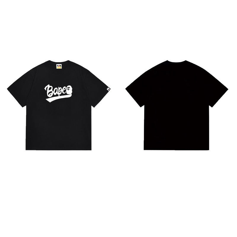 Bathing Shark and ape head print T Shirts NextBlock