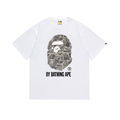 Bathing Shark and ape head print T-Shirt NextBlock
