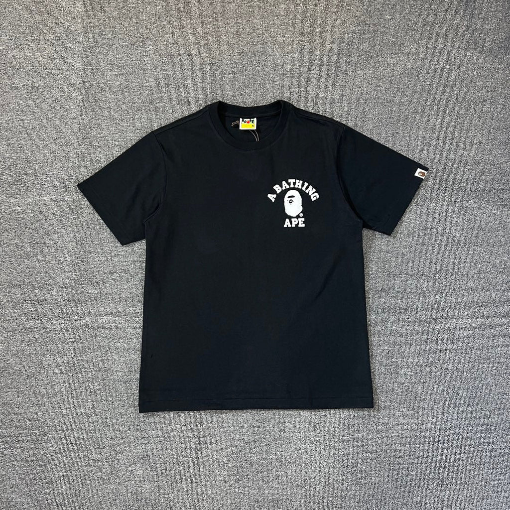 Bathing Shark and ape head print T-Shirt NextBlock