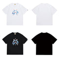 Bathing Shark and ape head print T Shirts NextBlock