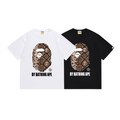 Bathing Shark and ape head print T-Shirt NextBlock
