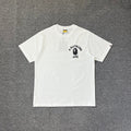 Bathing Shark and ape head print T-Shirt NextBlock