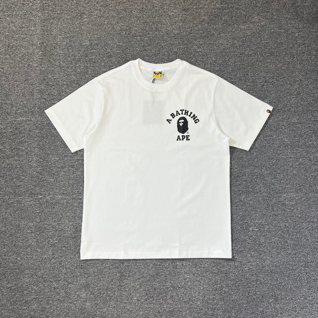 Bathing Shark and ape head print T-Shirt NextBlock