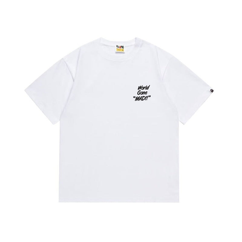 Bathing Shark and ape head print T Shirts NextBlock
