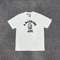 Bathing Shark and ape head print T-Shirt NextBlock