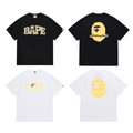 Bathing Shark and ape head print T-Shirt NextBlock