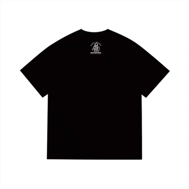 Bathing Shark and ape head print T Shirts NextBlock