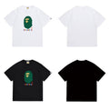Bathing Shark and ape head print T Shirts NextBlock