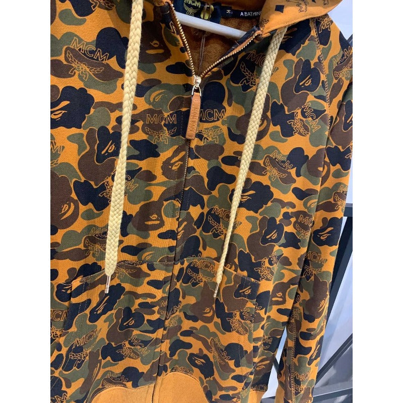 Bathing Shark and ape head print hoode BAPE mcm joint name NextBlock