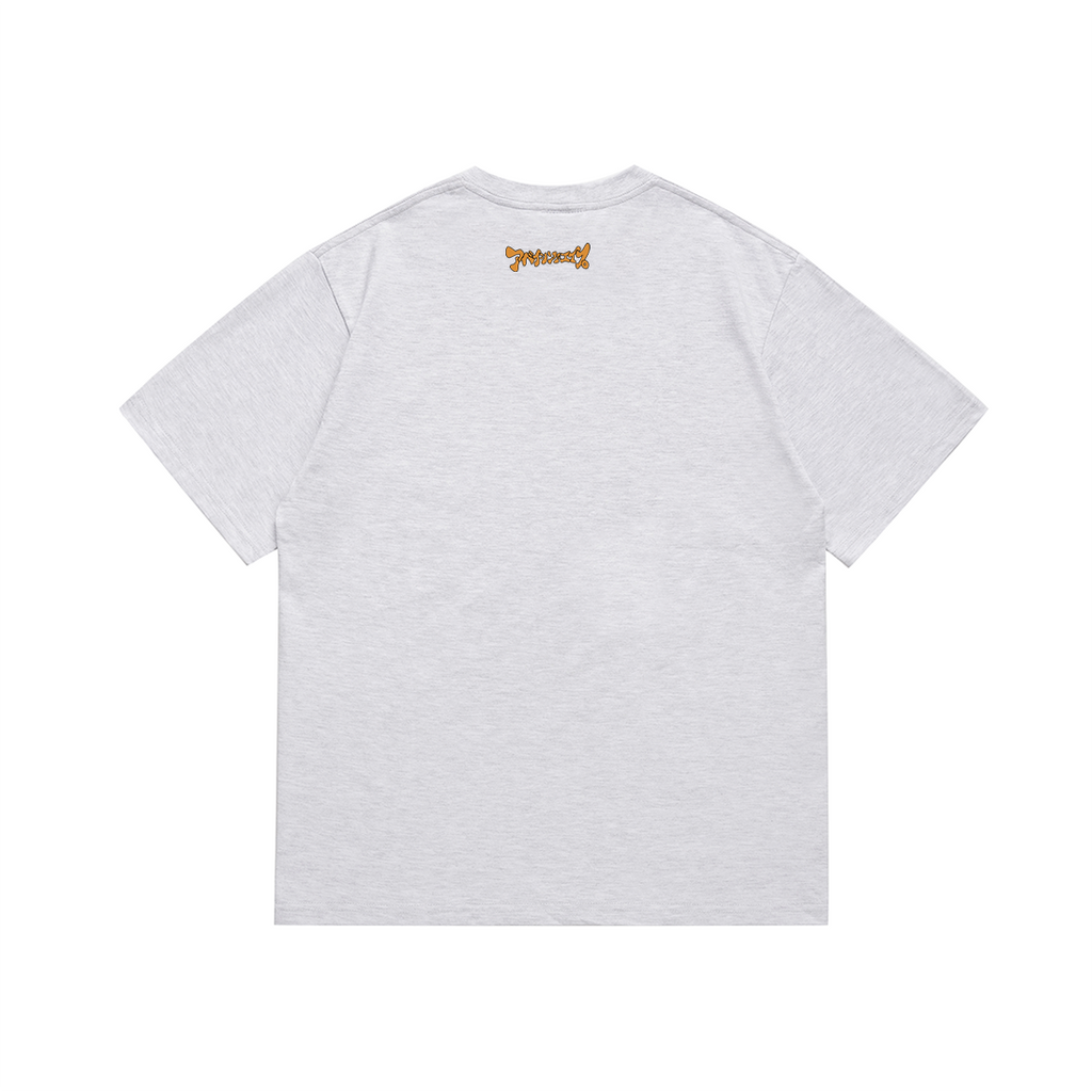 Bathing Shark and ape head print T-Shirt NextBlock