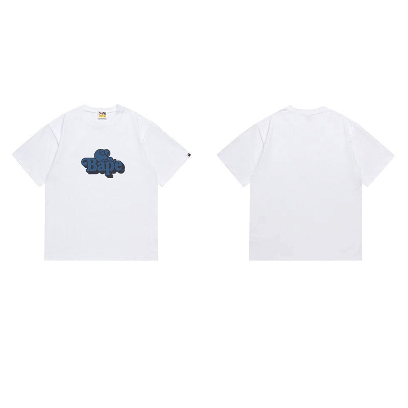 Bathing Shark and ape head print T Shirts NextBlock