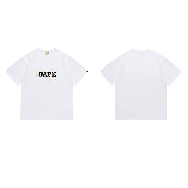 Bathing Shark and ape head print T Shirts NextBlock