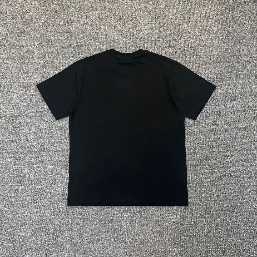 Bathing Shark and ape head print T-Shirt NextBlock