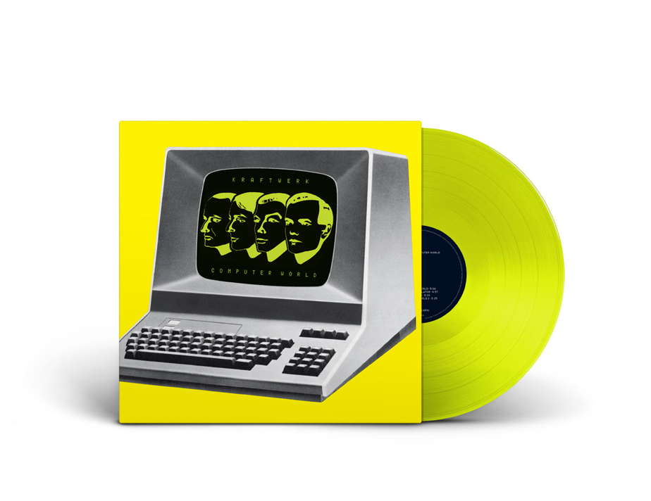 Kraftwerk - Computerwelt (Computer World German version) (LP, neon yellow vinyl)