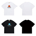 Bathing Shark and ape head print T Shirts NextBlock