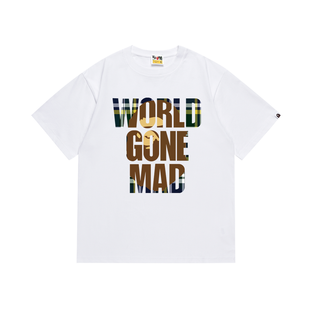 Bathing Shark and ape head print T Shirts NextBlock