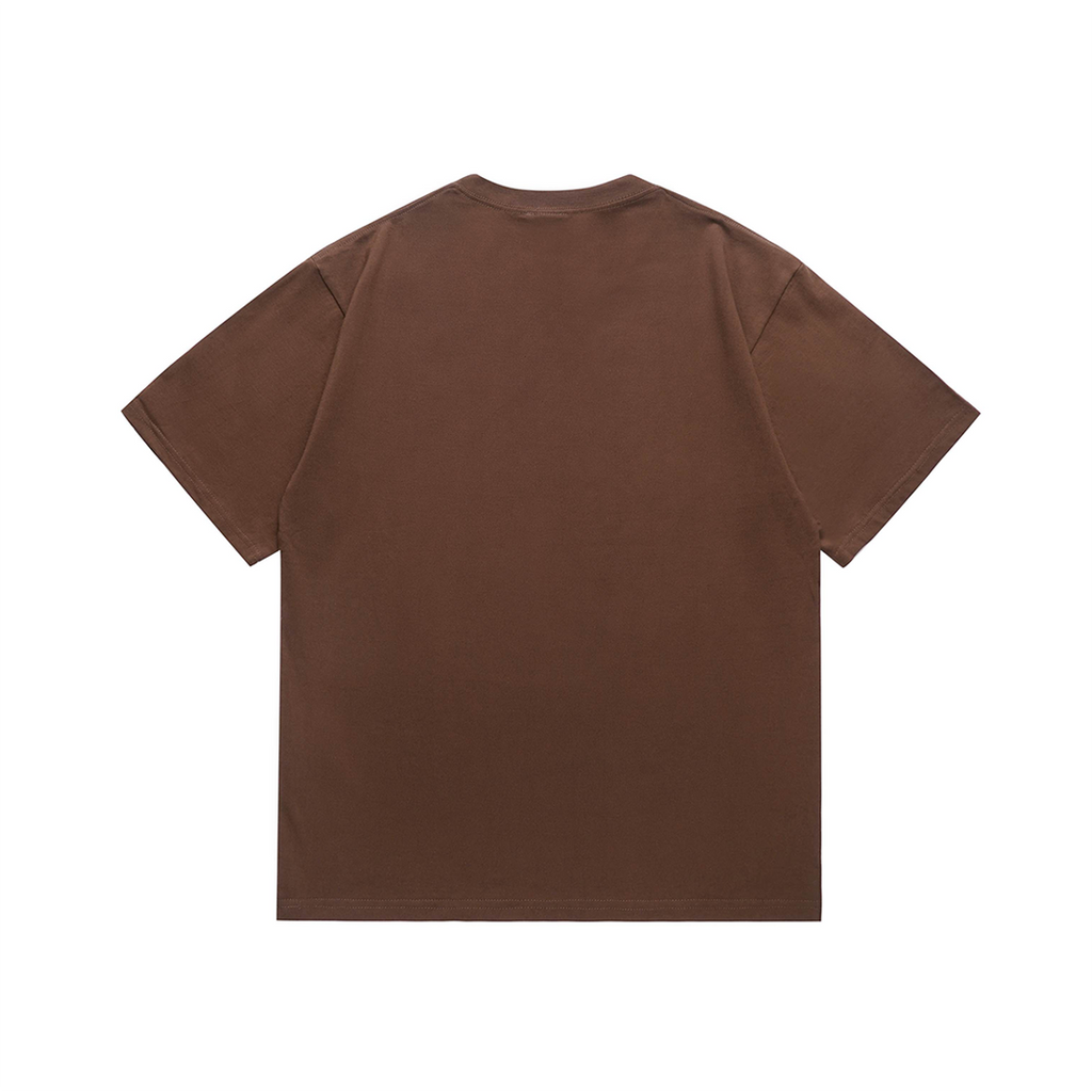Bathing Shark and ape head print T-Shirt NextBlock