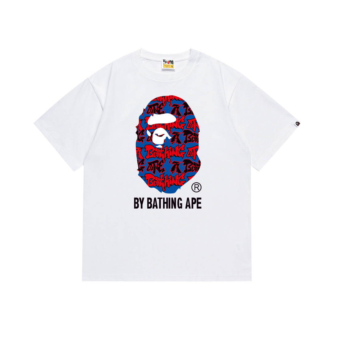 Bathing Shark and ape head print T Shirts NextBlock