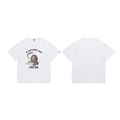 Bathing Shark and ape head print T-Shirt NextBlock