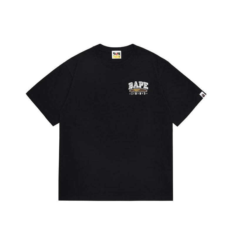 Bathing Shark and ape head print T Shirts NextBlock