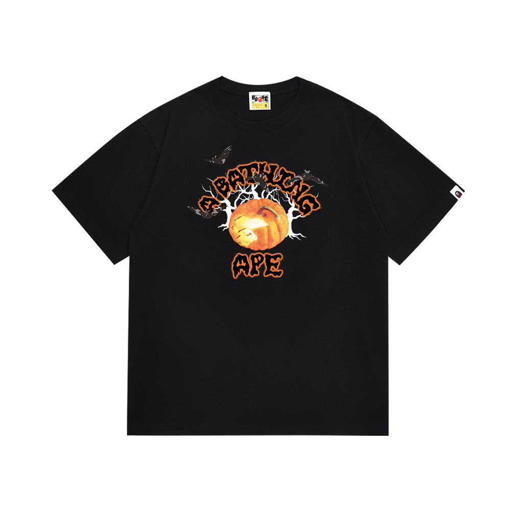 Bathing Shark and ape head print T Shirts NextBlock