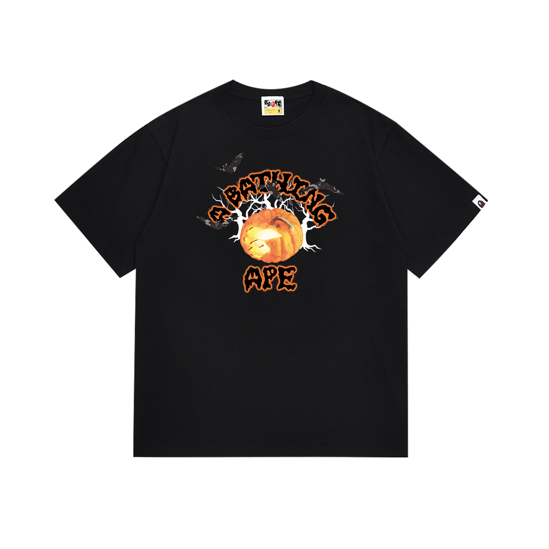 Bathing Shark and ape head print T Shirts NextBlock