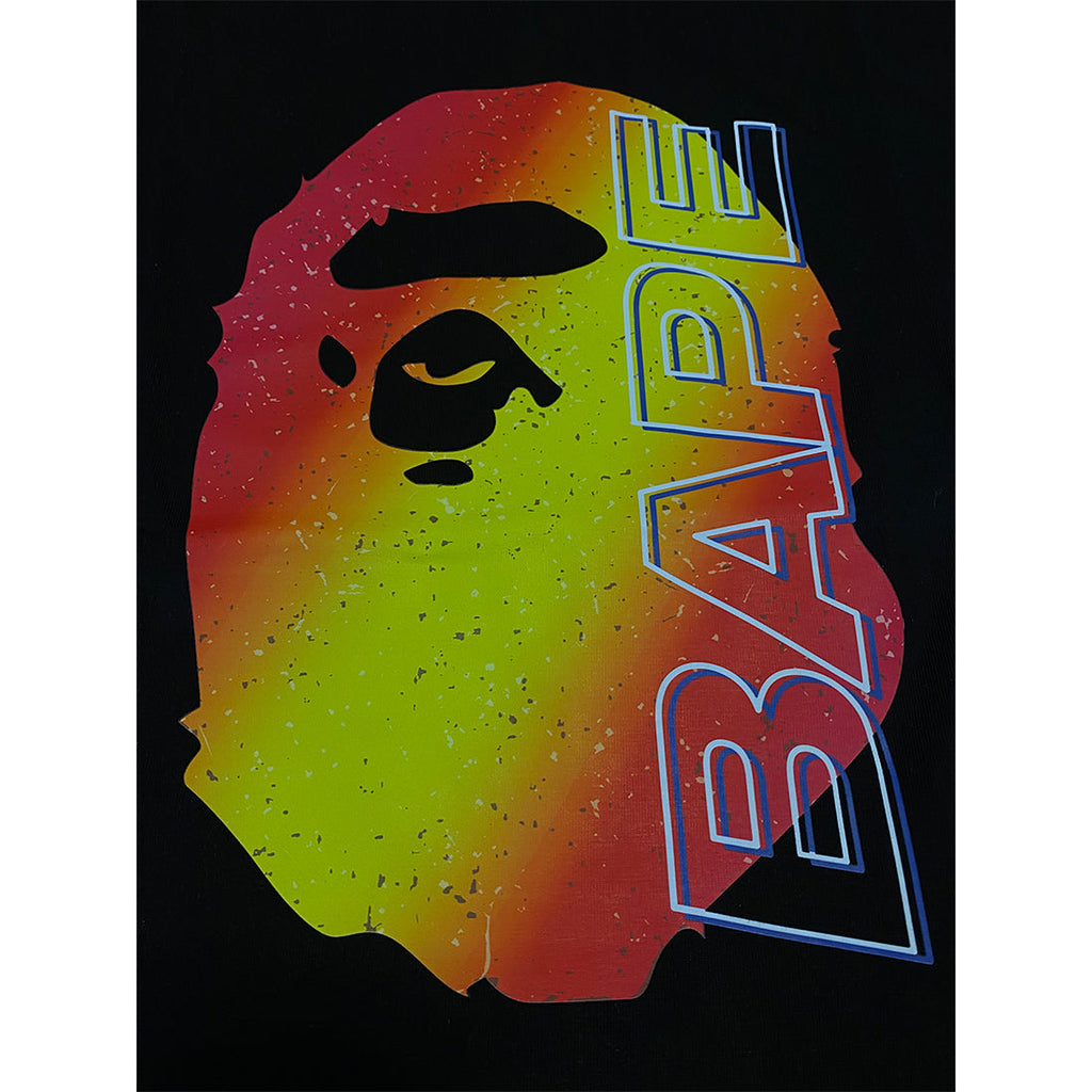 Bathing Shark and ape head print T Shirts NextBlock