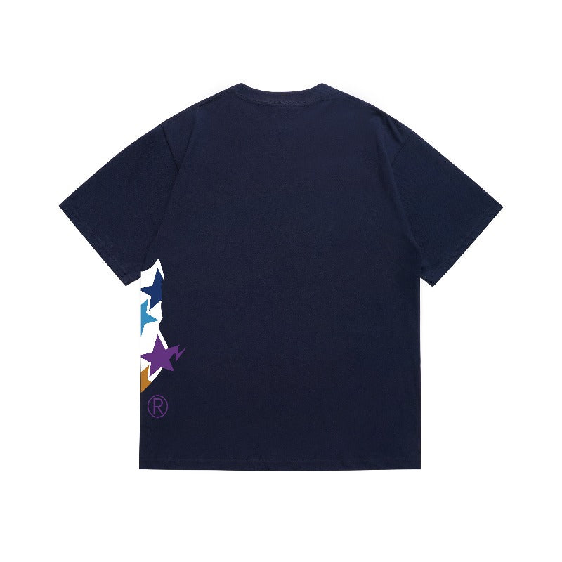 Bathing Shark and ape head print T Shirts NextBlock