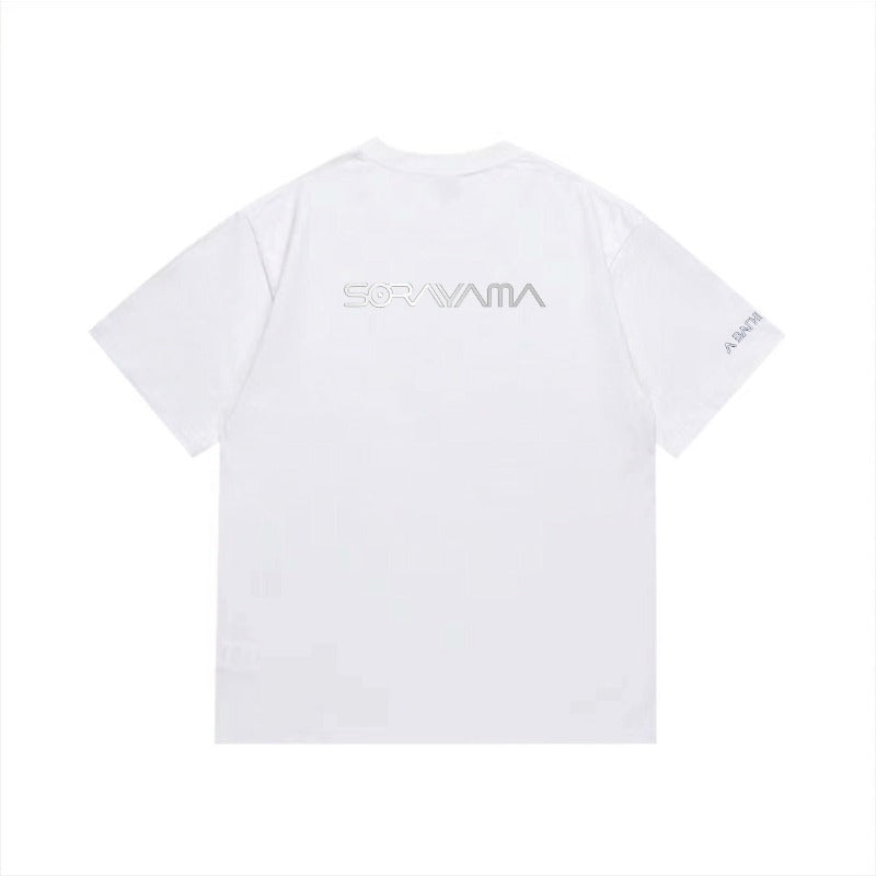 Bathing Shark and ape head print T Shirts NextBlock