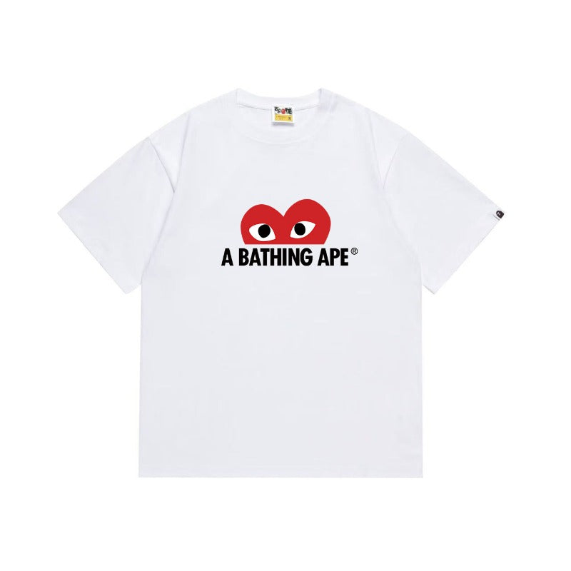 Bathing Shark and ape head print T Shirts NextBlock