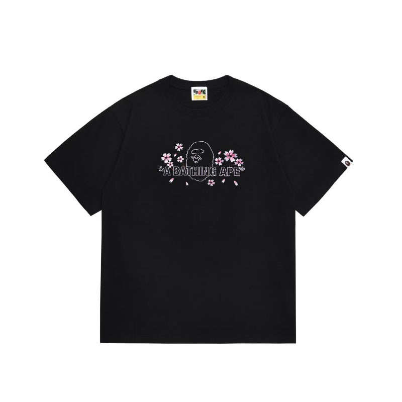 Bathing Shark and ape head print T Shirts NextBlock