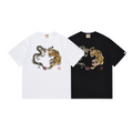 Bathing Shark and ape head print T Shirts NextBlock
