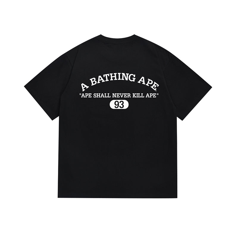 Bathing Shark and ape head print T Shirt NextBlock