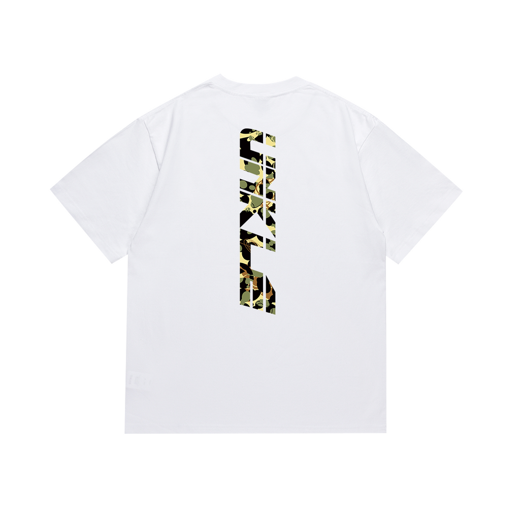 Bathing Shark and ape head print T Shirts NextBlock