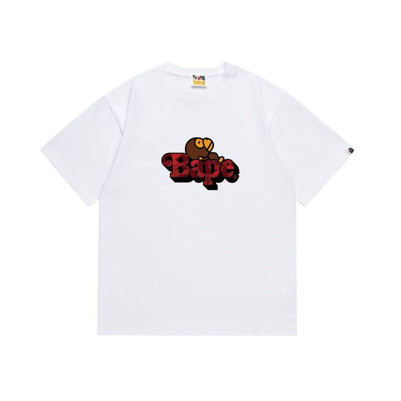 Bathing Shark and ape head print T Shirts NextBlock