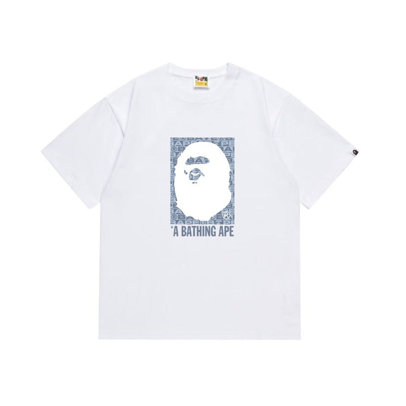 Bathing Shark and ape head print T Shirts NextBlock