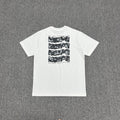 Bathing Shark and ape head print T-Shirt NextBlock