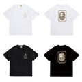 Bathing Shark and ape head print T Shirts NextBlock