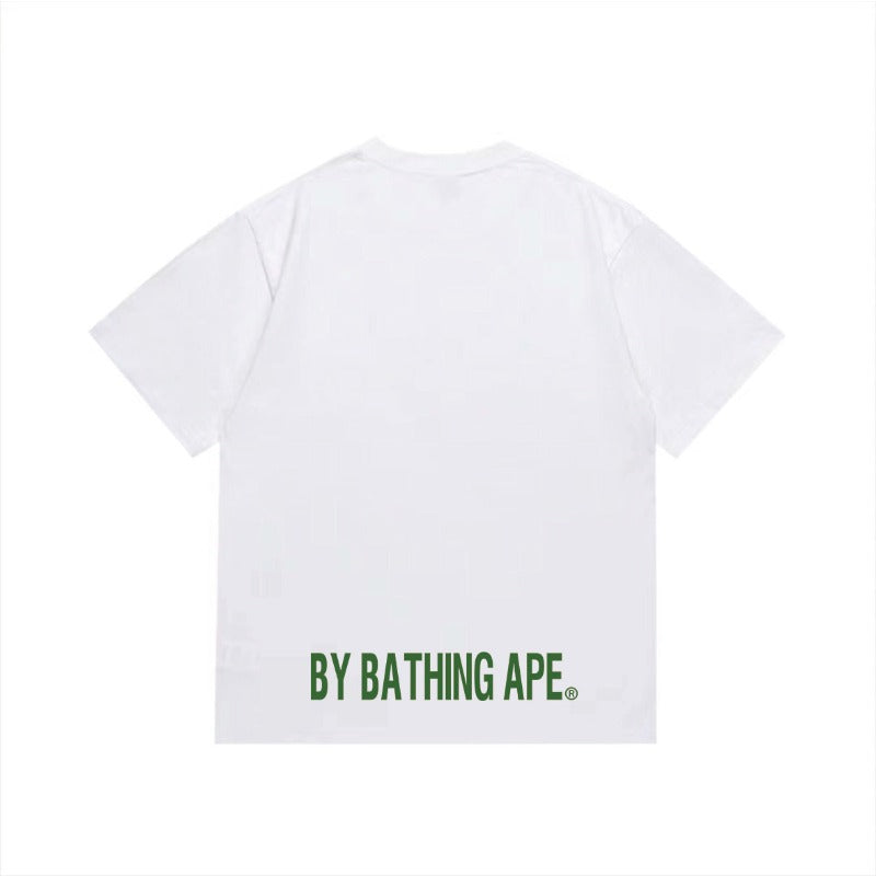 Bathing Shark and ape head print T Shirts NextBlock