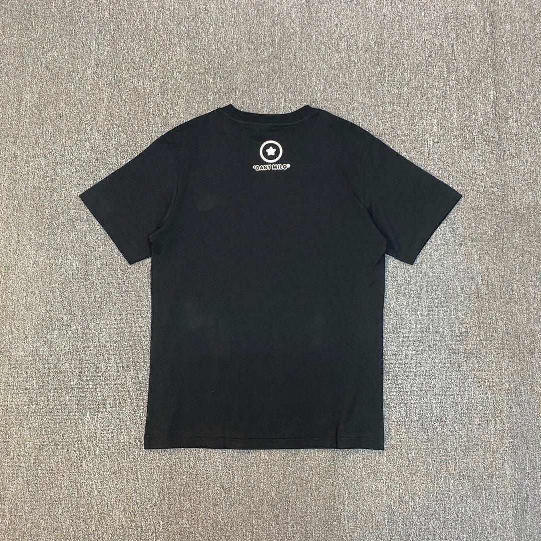 Bathing Shark and ape head print T-Shirt NextBlock