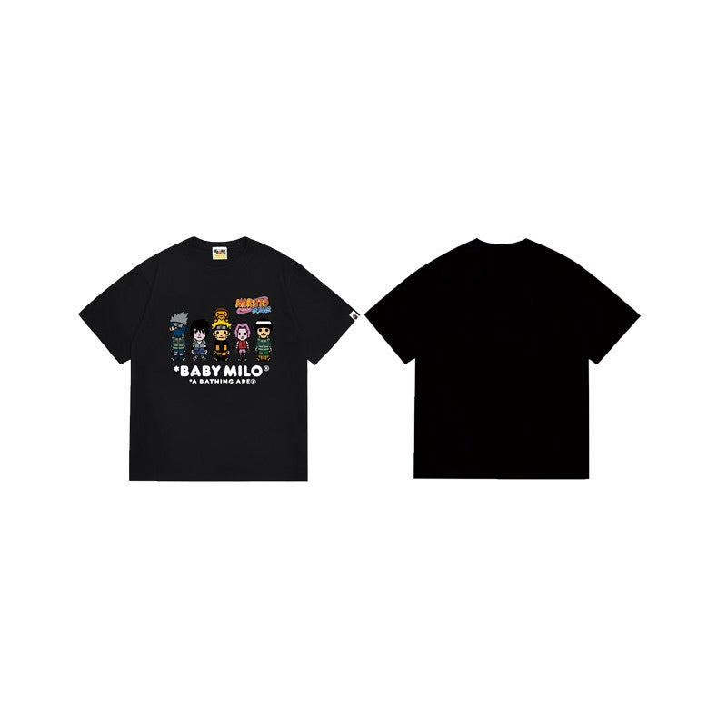 Bathing Shark and ape head print T Shirts NextBlock
