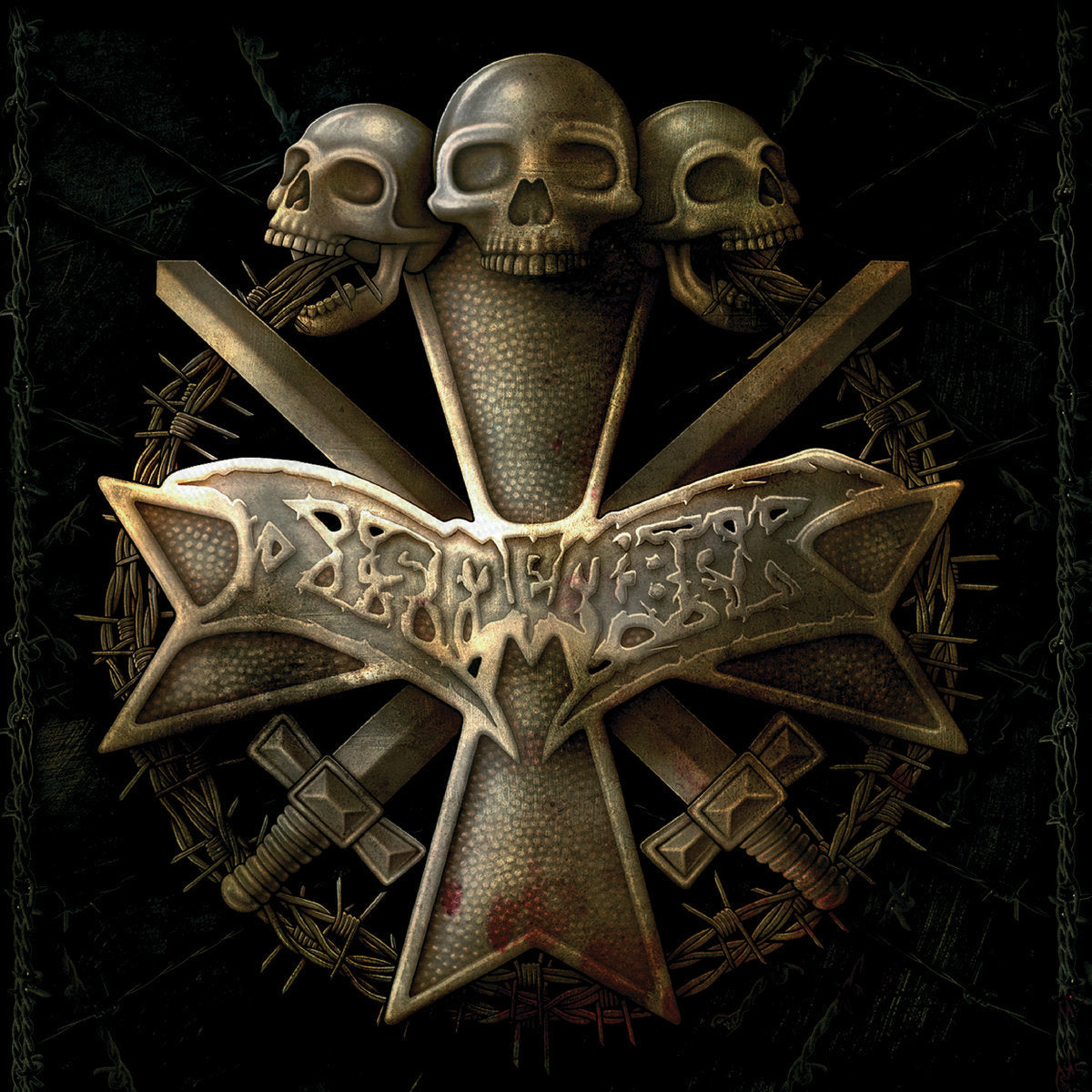 Dismember - s/t (LP, gold marbled vinyl)