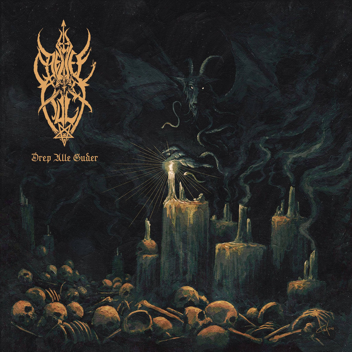 SALE: Djevelkult - Drep Alle Guder (LP, gold vinyl) was £22.99