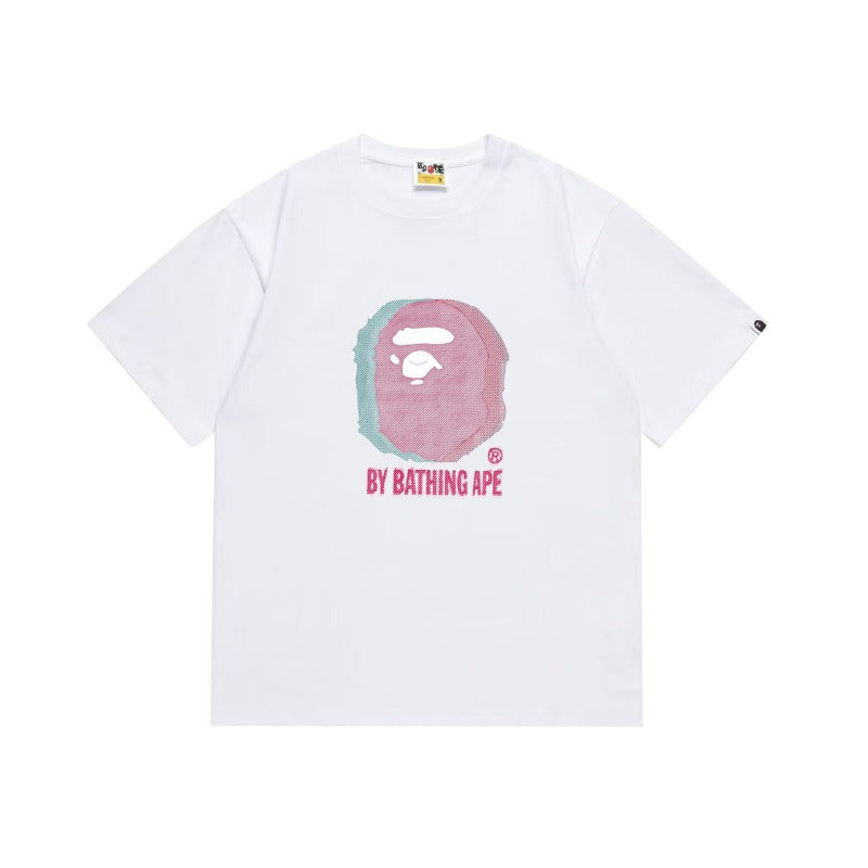 Bathing Shark and ape head print T Shirts NextBlock