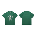 Bathing Shark and ape head print T-Shirt NextBlock
