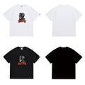 Bathing Shark and ape head print T Shirts NextBlock